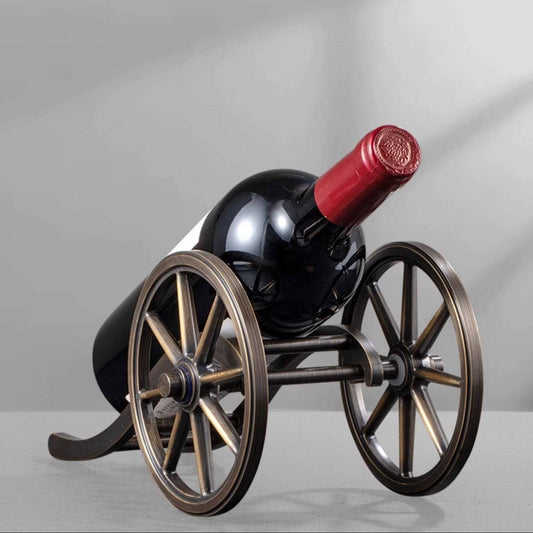 Basergy Bronze Desktop Wine Rack and Cabinet Ornament