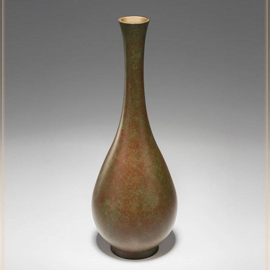 Basergy Bronze Decorative Vase for Living Room